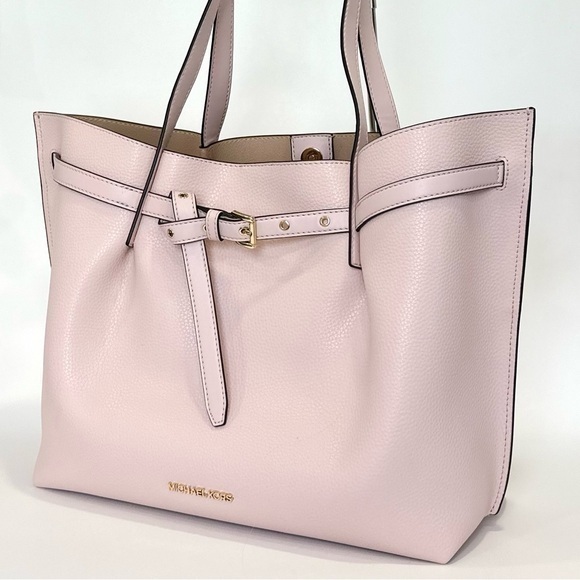Michael Kors Light Pink Leather Tote Bag
